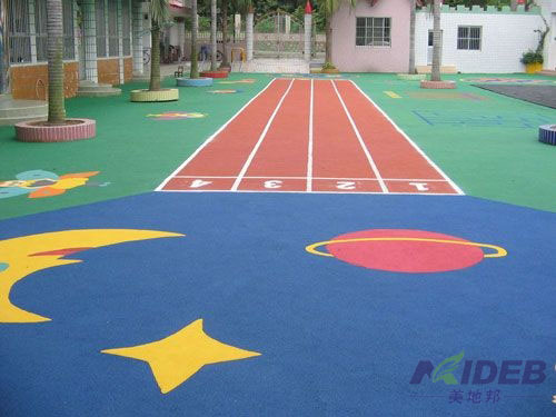 幼兒園EPDM塑膠地面